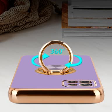 Samsung Galaxy A22 5G silikondeksel case (lilla)