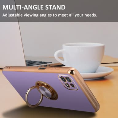 Samsung Galaxy A22 5G silikondeksel case (lilla)