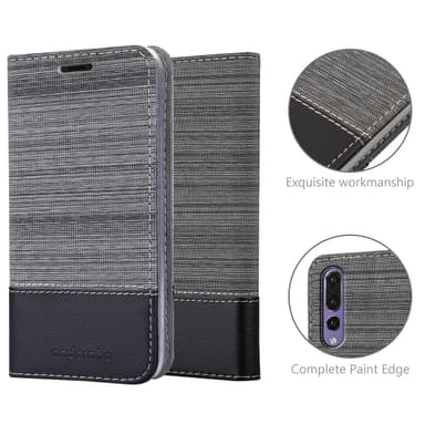 Huawei P20 PRO / P20 PLUS lommebokdeksel etui (grå)