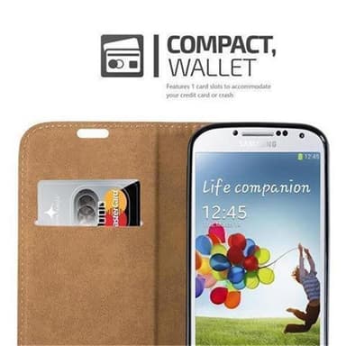 Samsung Galaxy S4 lommebokdeksel case (svart)