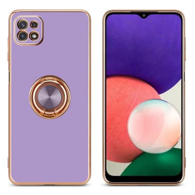Samsung Galaxy A22 5G silikondeksel case (lilla)
