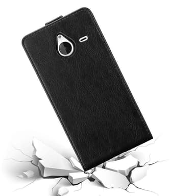 Nokia Lumia 640 XL deksel flip cover (svart)
