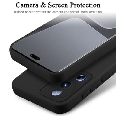 Xiaomi 13 Lite silikondeksel case (Svart)