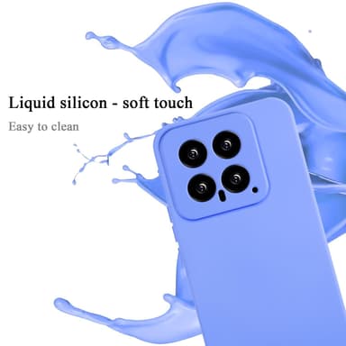 Xiaomi 14 silikondeksel case (Lilla)