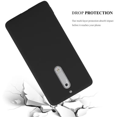 Deksel Nokia 5 2017 Silikon cover (svart)