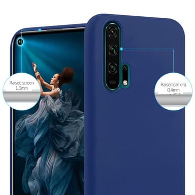 Deksel Honor 20 PRO Silikon cover (blå)