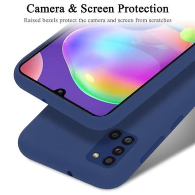 Samsung Galaxy A31 silikondeksel case (blå)