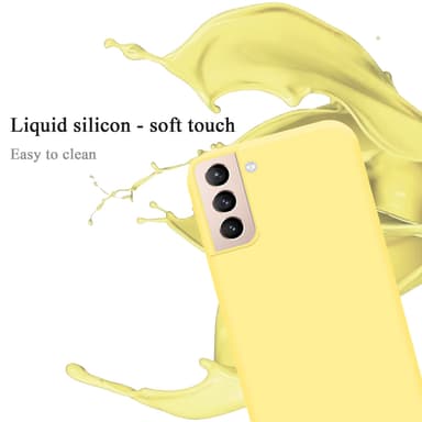 Samsung Galaxy S22 PLUS silikondeksel case (gul)