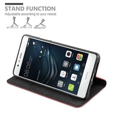 Huawei P9 LITE 2016 / G9 LITE lommebokdeksel case (rød)