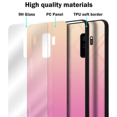 Deksel Samsung Galaxy S9 PLUS Case Cover (svart)