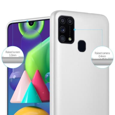 Deksel Samsung Galaxy M31 Case Cover (sølv)