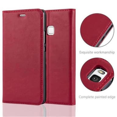 Huawei P9 LITE 2016 / G9 LITE lommebokdeksel case (rød)