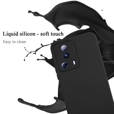 Xiaomi 13 Lite silikondeksel case (Svart)