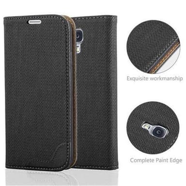 Samsung Galaxy S4 lommebokdeksel case (svart)