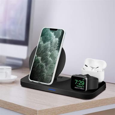 iPhone 12 PRO MAX lommebokdeksel etui (blå)