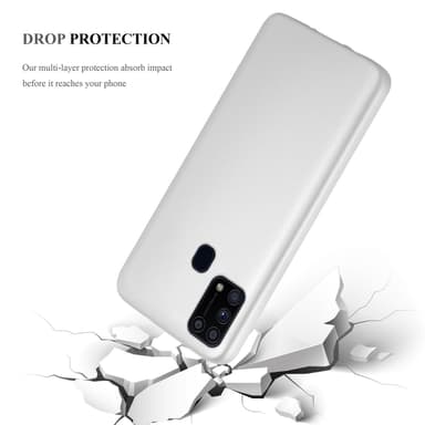 Deksel Samsung Galaxy M31 Case Cover (sølv)