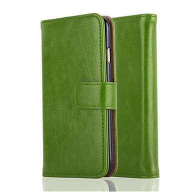 iPhone 6 / 6S lommebokdeksel etui (grønn)