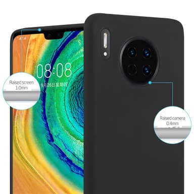 Deksel Huawei MATE 30 Silikon cover (svart)