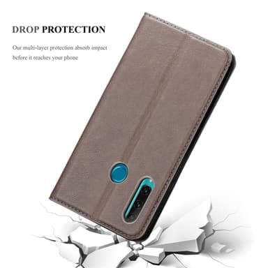 Honor 20e lommebokdeksel case (brun)