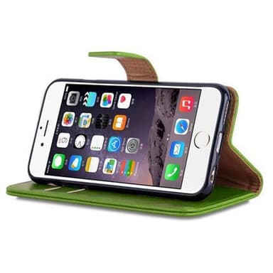 iPhone 6 / 6S lommebokdeksel etui (grønn)