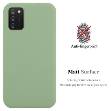 Deksel Samsung Galaxy A02s Silikon cover (grønn)