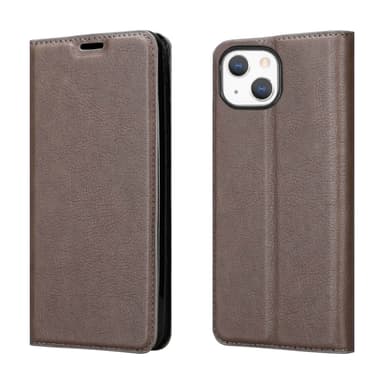 iPhone 13 MINI lommebokdeksel case (brun)