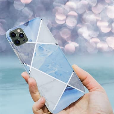 iPhone 12 PRO MAX lommebokdeksel etui (blå)