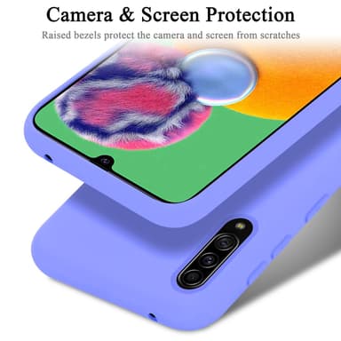Samsung Galaxy A90 5G silikondeksel case (lilla)