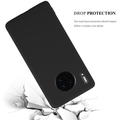 Deksel Huawei MATE 30 Silikon cover (svart)