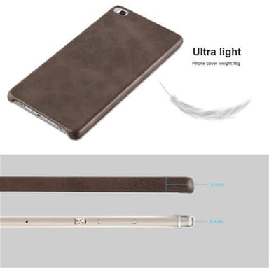 Huawei P8 Hardt Deksel Cover (brun)