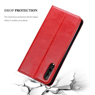 Huawei P SMART PRO lommebokdeksel case (rød)
