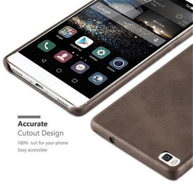 Huawei P8 Hardt Deksel Cover (brun)