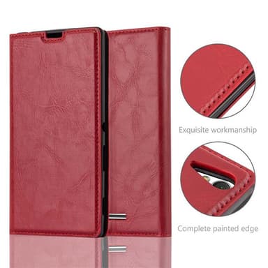 Sony Xperia T3 lommebokdeksel case (rød)