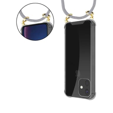 iPhone 11 PRO Deksel med Halskjede (grå)
