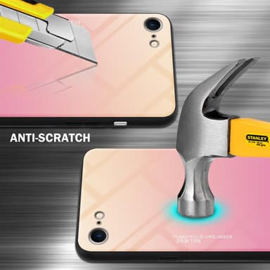 Deksel iPhone 7 / 7S / 8 / SE 2020 Case Cover (svart)