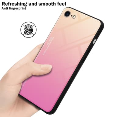 Deksel iPhone 7 / 7S / 8 / SE 2020 Case Cover (svart)