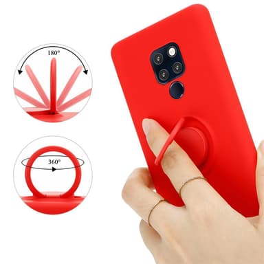 Deksel Huawei MATE 20 Ring Case (rød)