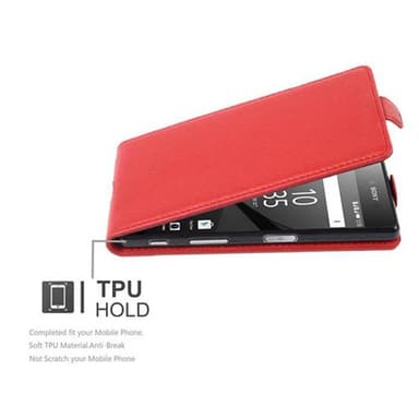 Sony Xperia Z5 COMPACT Deksel Cover Etui (rød)