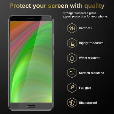 Huawei MATE 9 Skjermbeskytter Skärmskydd (svart)