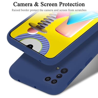 Samsung Galaxy M31 silikondeksel case (blå)