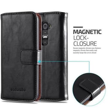 LG G2 lommebokdeksel etui (svart)