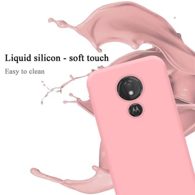 Motorola MOTO G7 POWER silikondeksel case (rosa)