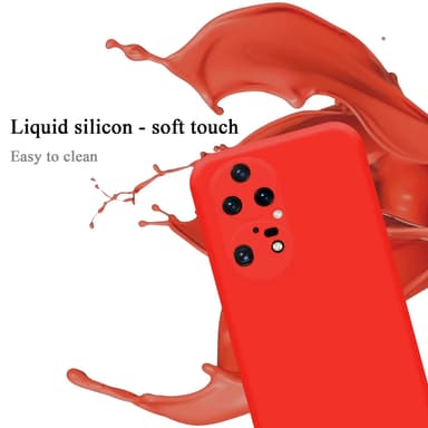 Huawei P50 PRO silikondeksel case (rød)
