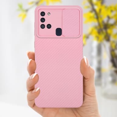 Deksel Samsung Galaxy A21s cover (rosa)