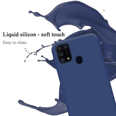 Samsung Galaxy M31 silikondeksel case (blå)