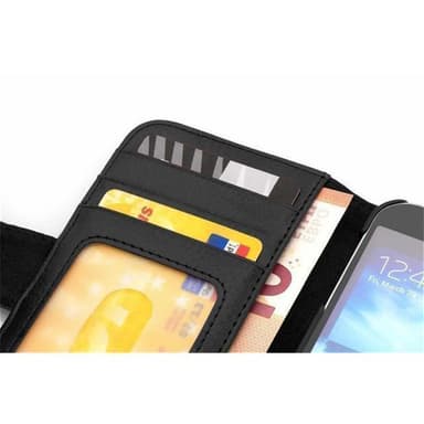 Samsung Galaxy S6 lommebokdeksel case (svart)