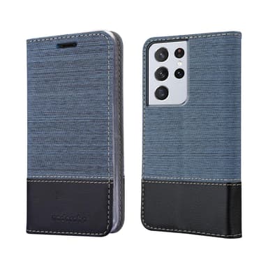 Samsung Galaxy S21 ULTRA lommebokdeksel etui (blå)