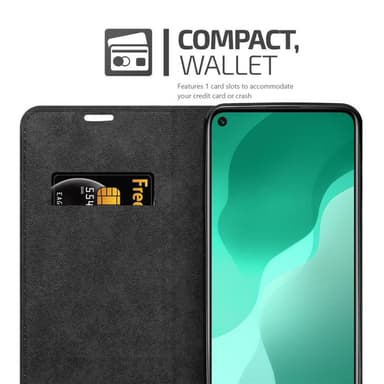 Huawei NOVA 7 SE lommebokdeksel case (svart)