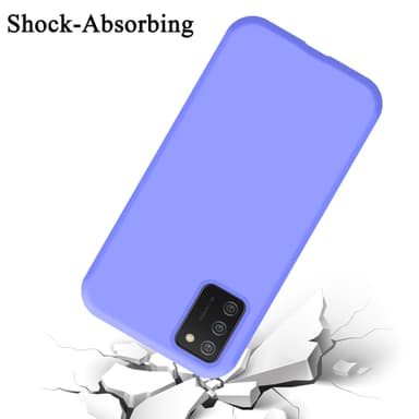 Samsung Galaxy A02s silikondeksel case (lilla)