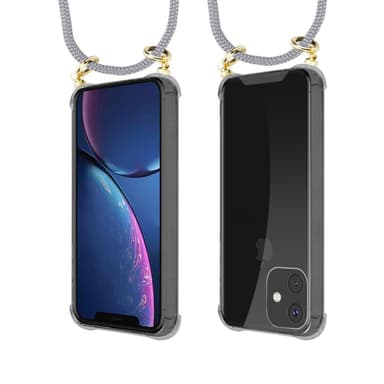 iPhone 11 PRO Deksel med Halskjede (grå)